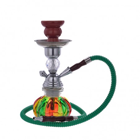 Champ Verre de 25 cm Shisha Multicolore Rabat 40508004