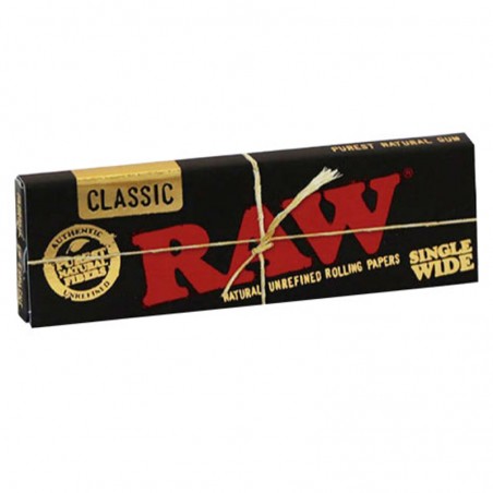 Raw 50 cartine corte finestra singola black