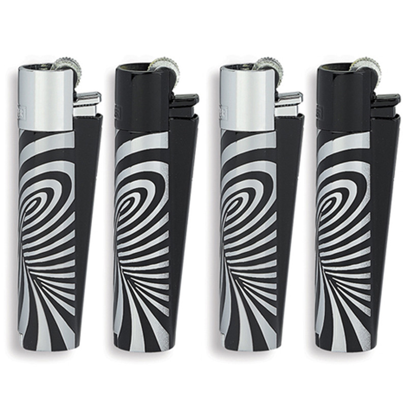 Clipper accendino metal large psyco silver Clipper accendino metal large psyco silver