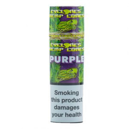 Cyclones 2 organic cones purple