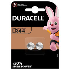 Duracell 2 cellules spécialisées alcaline LR44