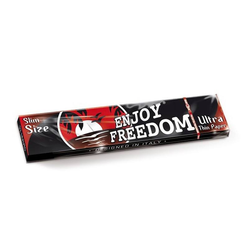 Enjoy freedom 32 cartine lunghe slim dark Enjoy freedom 32 cartine lunghe slim dark