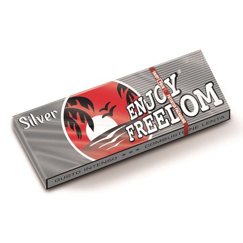 Enjoy Freedom 50 Blättchen Regular Einzelfenster Silver Enjoy Freedom 50 Blättchen Regular Einzelfenster Silver