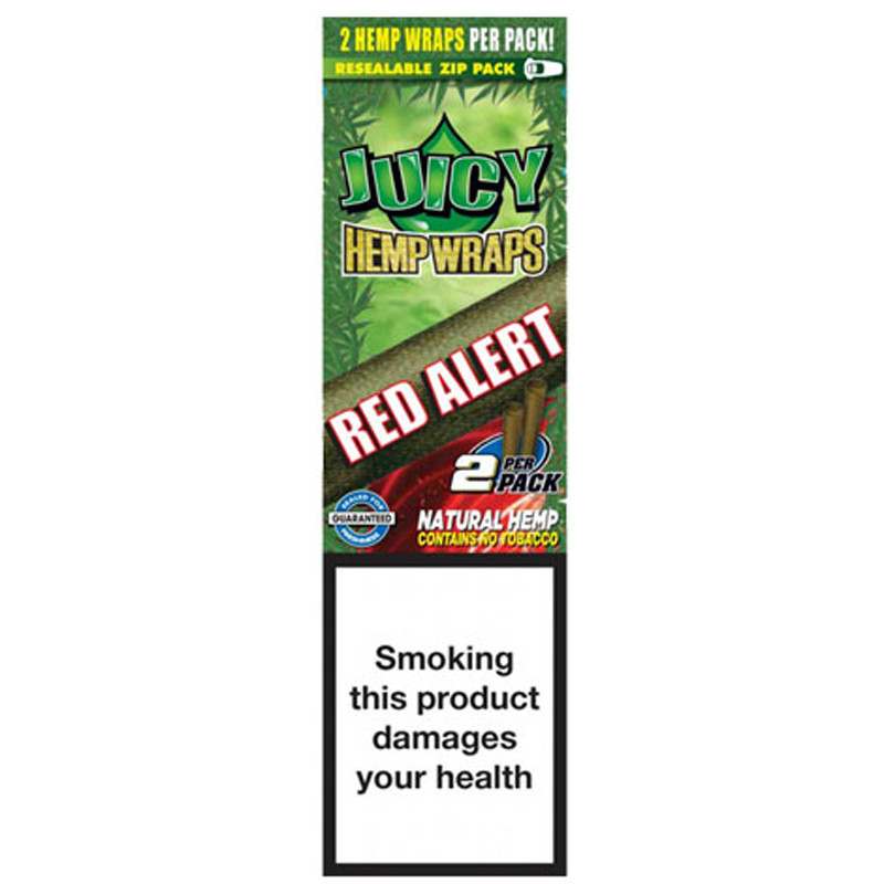 Juicy Hemp wraps rouge alerte
