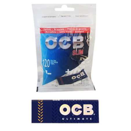 OCB 120 Filtres Slim + 50 CORTE CORTE SIMPLE WINK ULTIMATE INPLELOPE