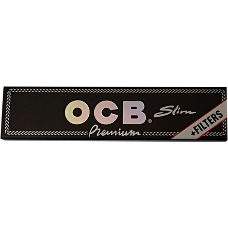 OCB 32 Long Long Maps Slim Premium Noir + 32 Filtres de CardStrick