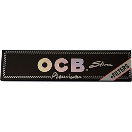 OCB 32 Lange Karten Slim Premium Black + 32 Cardstrick-Filter