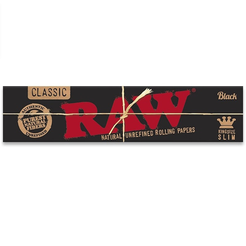 Raw 32 cartine lunghe slim classic black