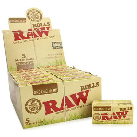 Raw طويلة الأسطوانة ضئيلة القنب العضوية 5 طن متري
