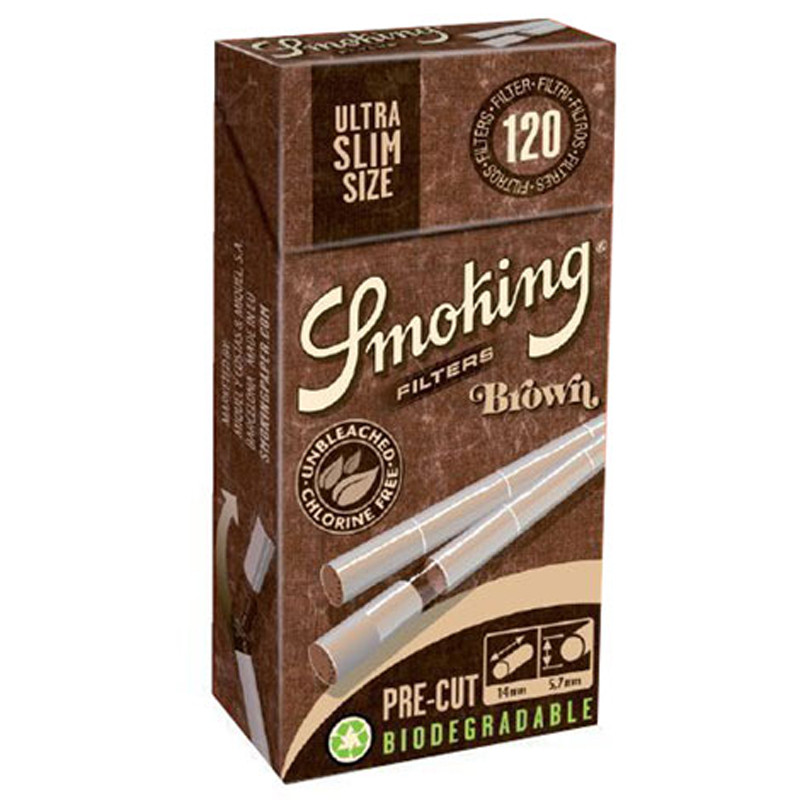 Smoking 120 Filter ultra Slim Brown Stick