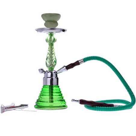 Champ shisha in vetro 32 cm liberia verde 40508008