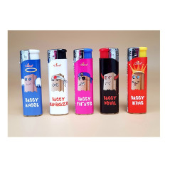 Ciao Briquet piézoélectrique à coupe-vent rechargeable Single Flame Single Flamgy