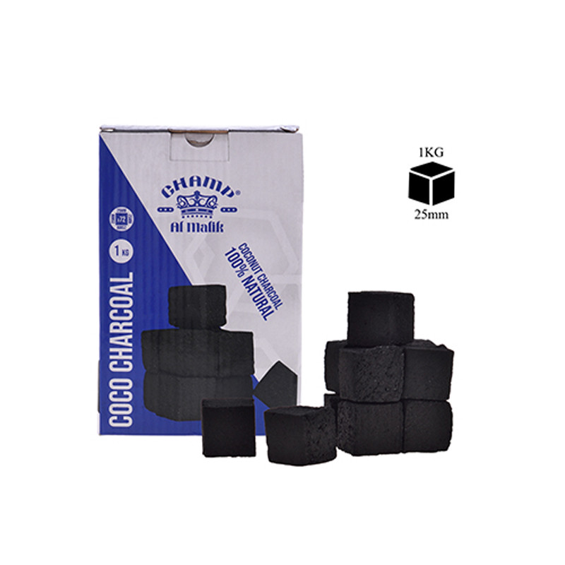 Champ Charbon naturel en cubes pour Shisha 1 kg 40508213