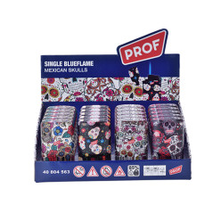 Prof Briquet piézoélectrique à coupe-vent rechargeable unique FLAMME 40804563