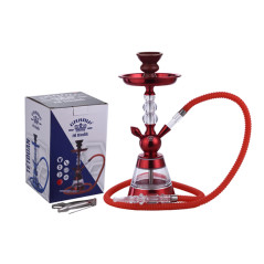 Champ shisha in vetro 35 cm tetouan rosso 40508105