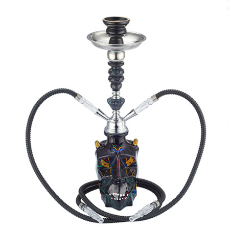 Champ shisha in vetro 45 cm benslimane nero