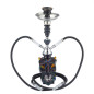 Champ shisha in vetro 45 cm benslimane nero 40508031
