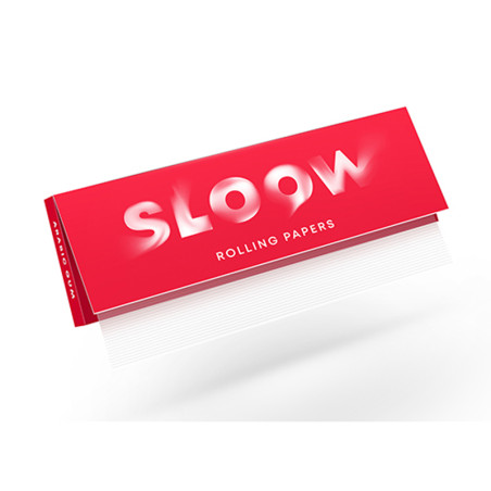 Sloow 50 rolling papers Regular single window Red 40682010
