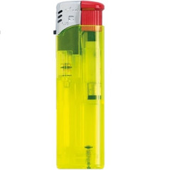 Ciao lighter piezo windproof refillable single flame color glass