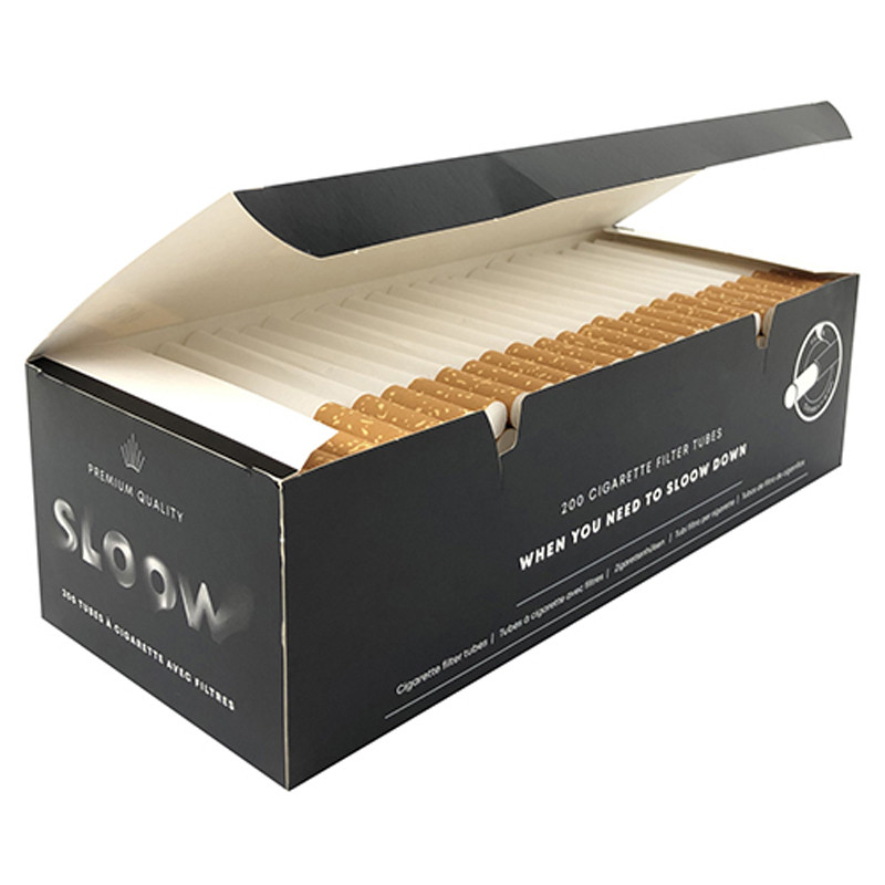 Sloow 200 cigarette tubes empty box 40682020