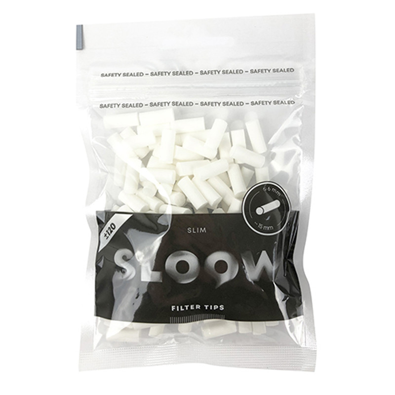 Sloow 120 filters Slim pouch filter 15 x 6 mm • filter acetate 34 pouches 40682023 Sloow 120 filters Slim pouch filter 15 x 6 mm • filter acetate 34 pouches 40682023