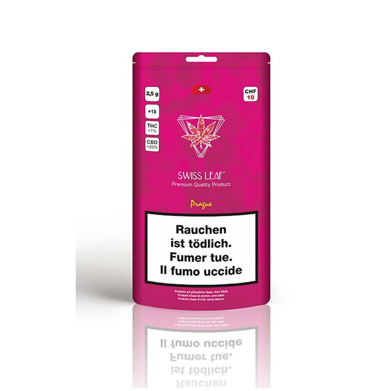Swiss Leaf chanvre Light Prague 2,5 gr en sachet