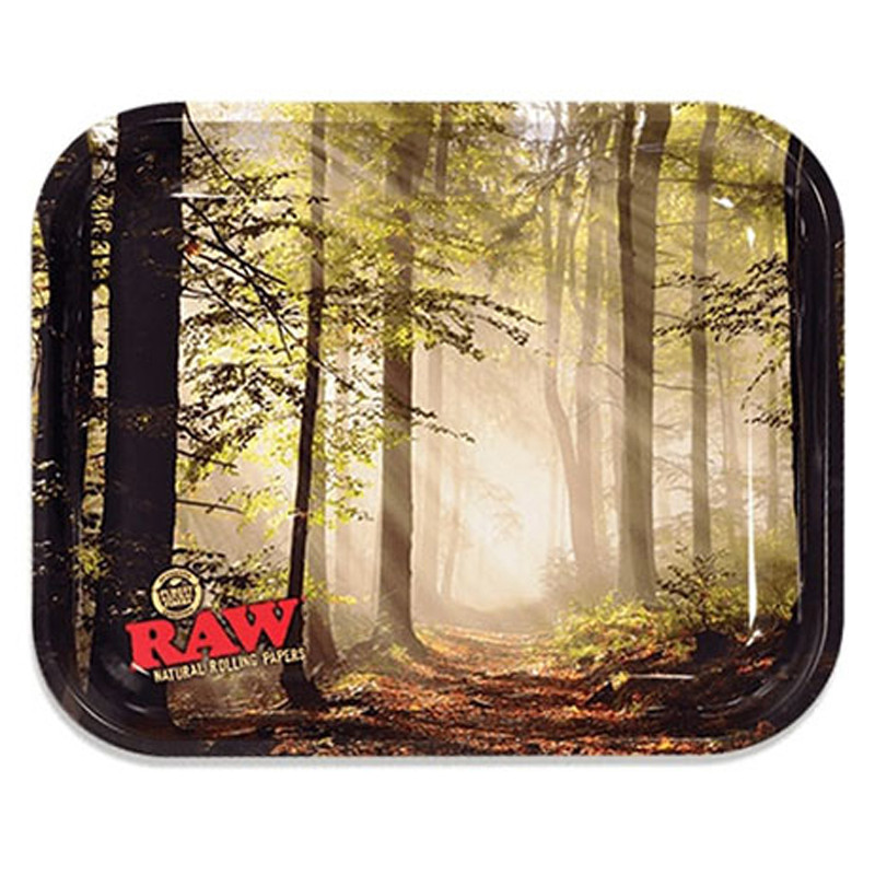 Raw rolling tray forest Large Raw rolling tray forest Large