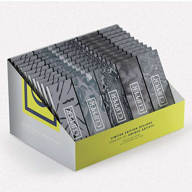 Clipper 50 feuilles à rouler Regular fenêtre simple Silver