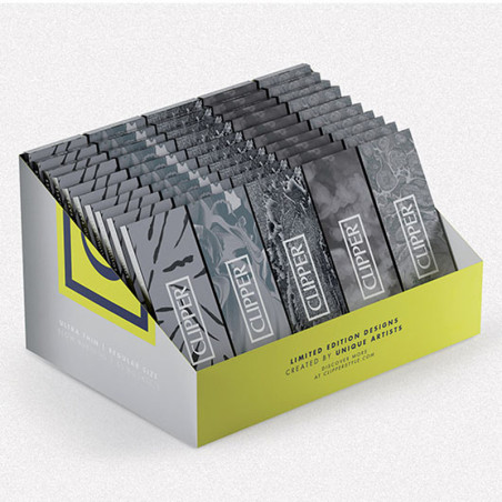 Clipper 50 rolling papers Regular single window Silver