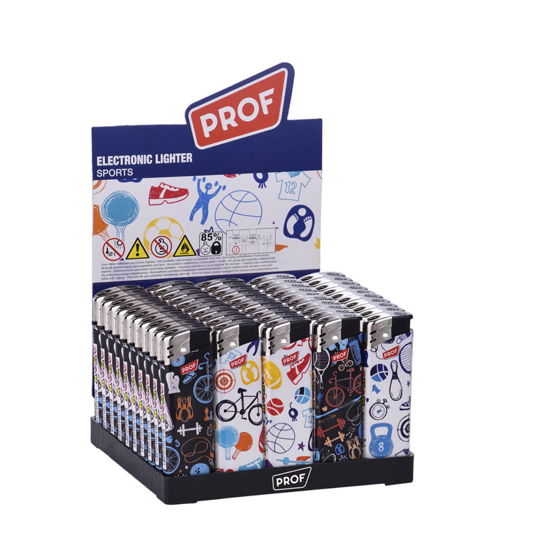 Prof Piezoelectric lighter with Rechargeable Flame of Gas Sports 40804646