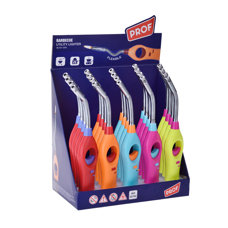 Prof Flexible piezoelectric piezoelectric accumendigas with gas rechargeable flame 28 cm 40411319