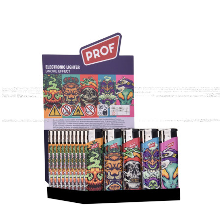 Prof Briquet piézoélectrique avec la flamme de gaz fumée 80000060