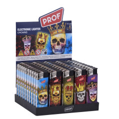 Kit Prof: espositore da banco + 650 accendini assortiti in 3 fasce di prezzo