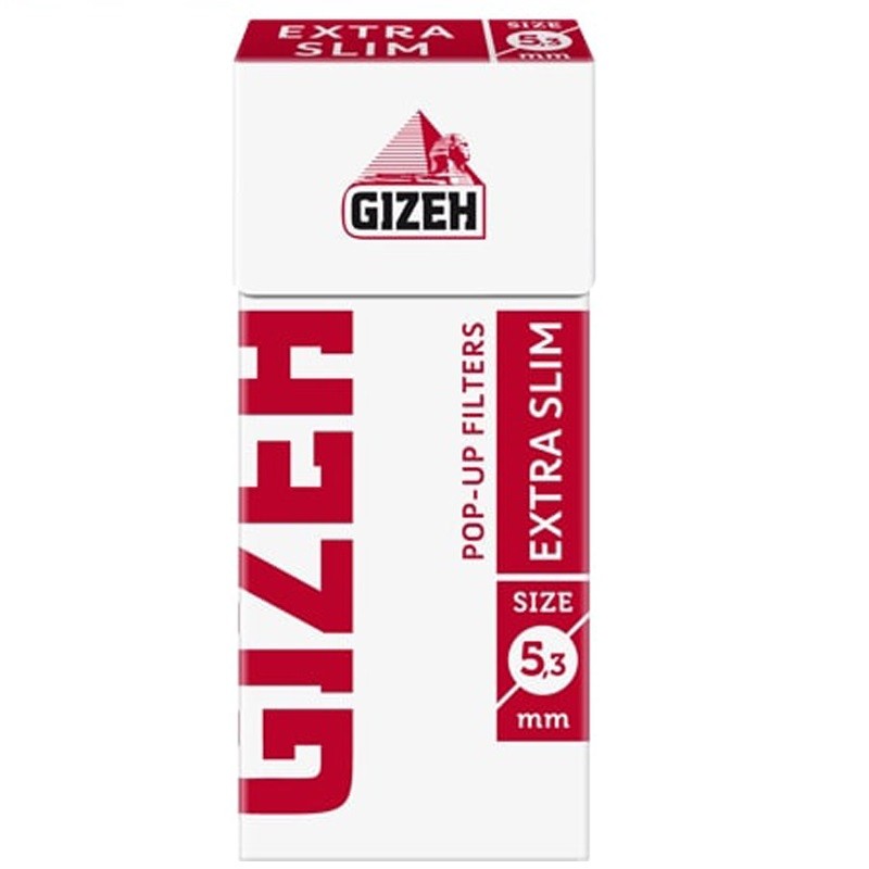 Gizeh 126 filtri extra slim in cannuccia