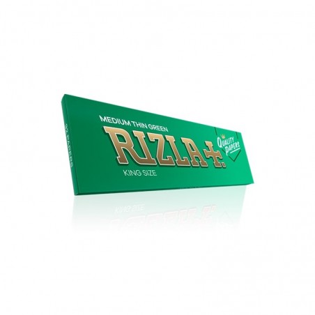Rizla 32 longues cartes slim vert
