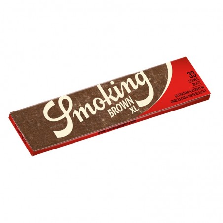 Smoking 33 ورقة بنية طويلة