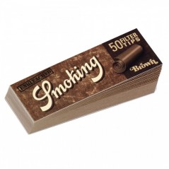 Smoking 50 mittelbraune gestanzte Pappfilter