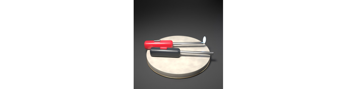 Piezo utility lighters with rigid neck by Prof | Adela